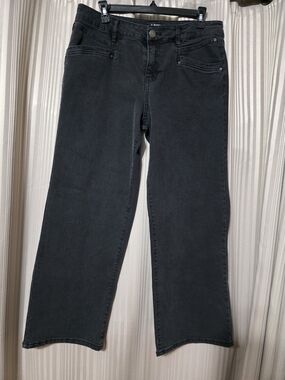 Straight Leg Jeans in Charcoal Black. NWOT